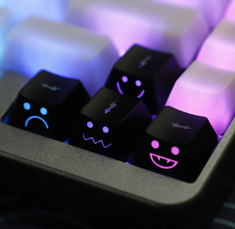 Emote Custom Arrow Keycaps